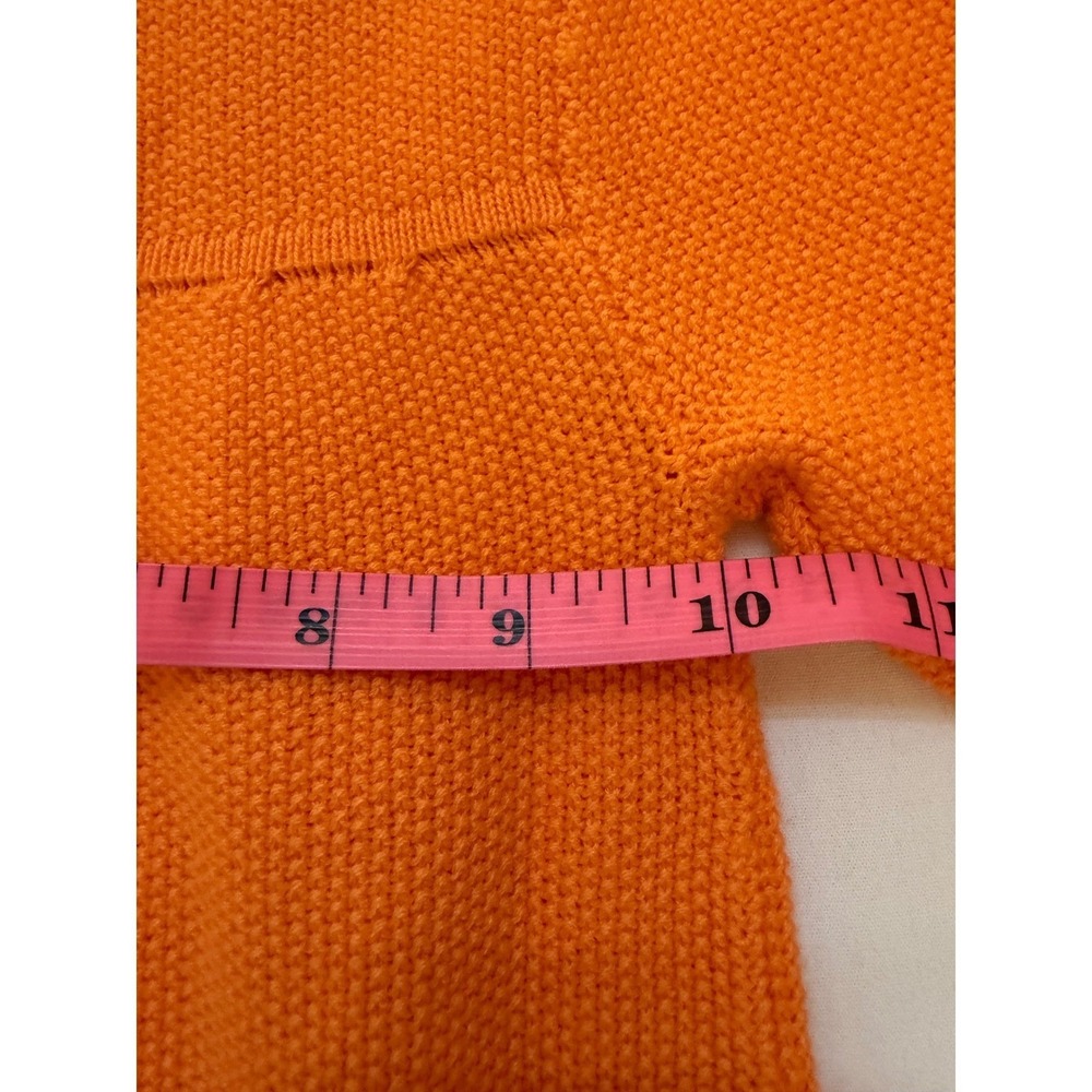 New Janie and Jack Harvest Pumpkin Sweater Romper and Hat Set Orange 18-24 Mo - Picture 5 of 11
